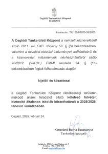 Felvételi körzetek kép